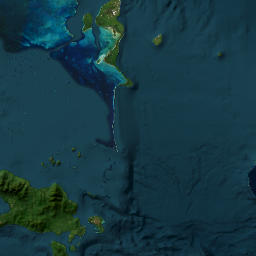 Milne Bay Province map(satellite map)
