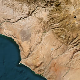 Moquegua map(satellite map)