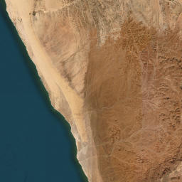 Kunene Region map(satellite map)
