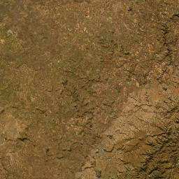 Leribe District map(satellite map)
