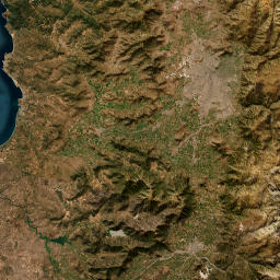Región Metropolitana de Santiago map(satellite map)