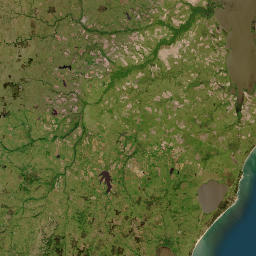 Rocha Department map(satellite map)