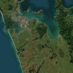 Waikato Region map(satellite map)