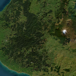 Taranaki Region map(satellite map)