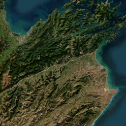 Nelson Region map(satellite map)