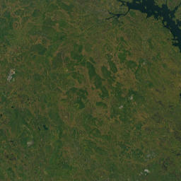 Lapland map(satellite map)