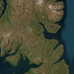 Westfjords map(satellite map)
