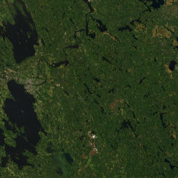 North Karelia map(satellite map)