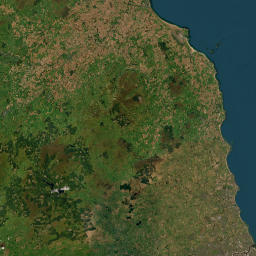 North Tyneside map(satellite map)