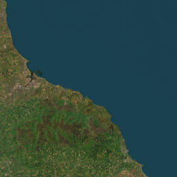 Redcar and Cleveland map(satellite map)