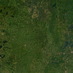 Minnesota map(satellite map)