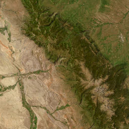 Bighorn Canyon National Recreation Area Canyon Overlook Road  Satellite Map