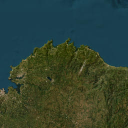 A Coruña map(satellite map)