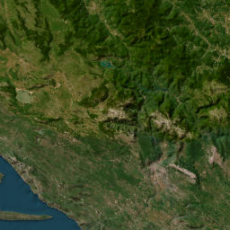 West Herzegovina Canton map(satellite map)