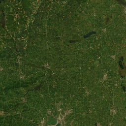 Wisconsin map(satellite map)