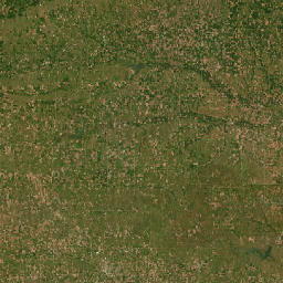 Kansas map(satellite map)