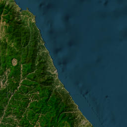 Gangwon Province map(satellite map)