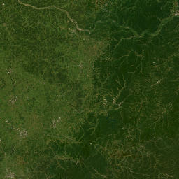 Kentucky map(satellite map)