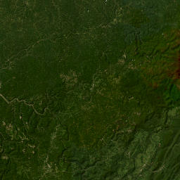 West Virginia map(satellite map)