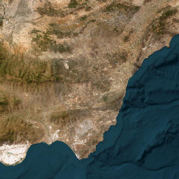 Almeria map(satellite map)