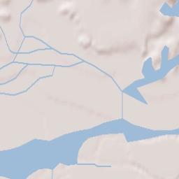 Alaganik Alaska Terrain Map