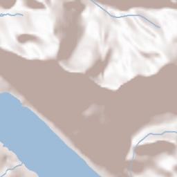Thane Alaska Terrain Map