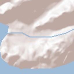 Waterfall Alaska Terrain Map