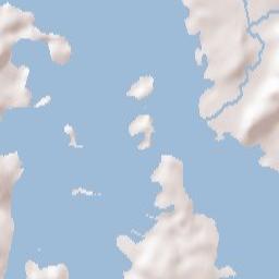 Hydaburg Alaska Terrain Map