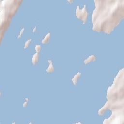 Pelican Narrows Terrain Map