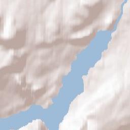 A592, Lake District National Park, Penrith, Cumbria Terrain Map