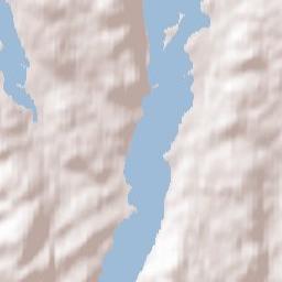 1 Glebe Road, Lake District National Park Terrain Map
