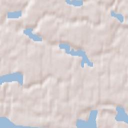 Powiat kościerski Terrain Map