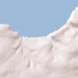 1 Dyffryn Terrace, Aberporth, Ceredigion Terrain Map