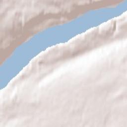 Chilcotin-Bella Coola Highway, Cariboo J Terrain Map