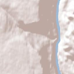 Chilcotin-Bella Coola Highway, Riske Creek, BC Terrain Map