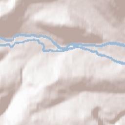 Llangynidr Terrain Map