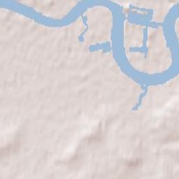 205 Glenville Grove London SE8 UK Terrain Map