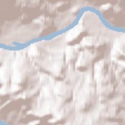 Velké Březno Terrain Map