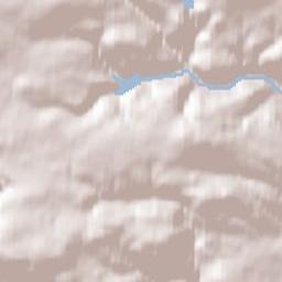 Krásná Lípa Terrain Map