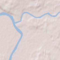 Powiat niżański Terrain Map