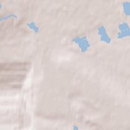 Březno Terrain Map