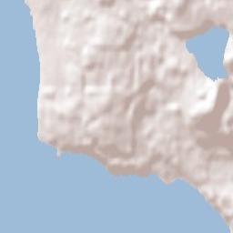 Powell River Terrain Map