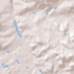 Kosova Hora Terrain Map