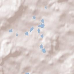 Okres Benešov Terrain Map
