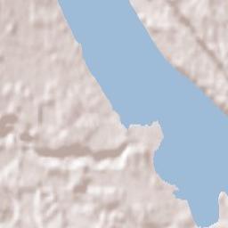 Denman Island Terrain Map