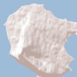 Hornby Island Terrain Map