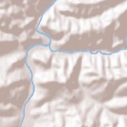 Jablůnka Terrain Map