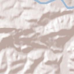 Łapsze Niżne Terrain Map