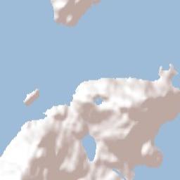 Bowen Island Terrain Map
