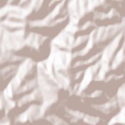 Powiat leski Terrain Map